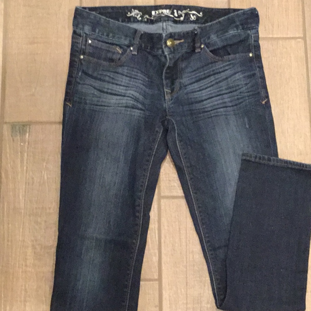 Express skinny jeans, size 4 short.